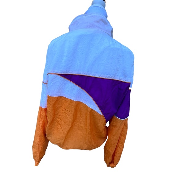 Reebok Unisex 80’s Color Block Windbreaker Jacket size small - Picture 4 of 10